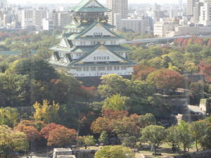 大阪城秋300